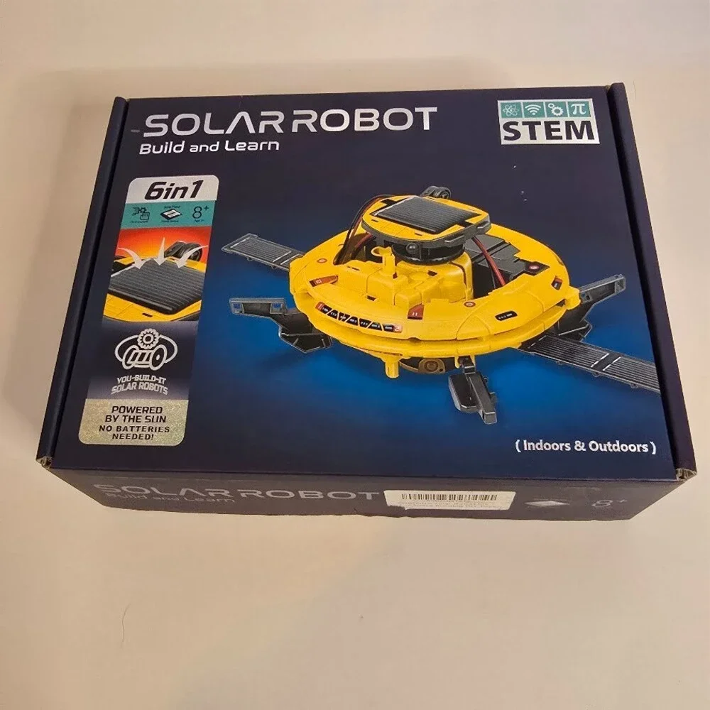 NEW STEM Projects for Kids Science Kit Solar Robot 6 in 1